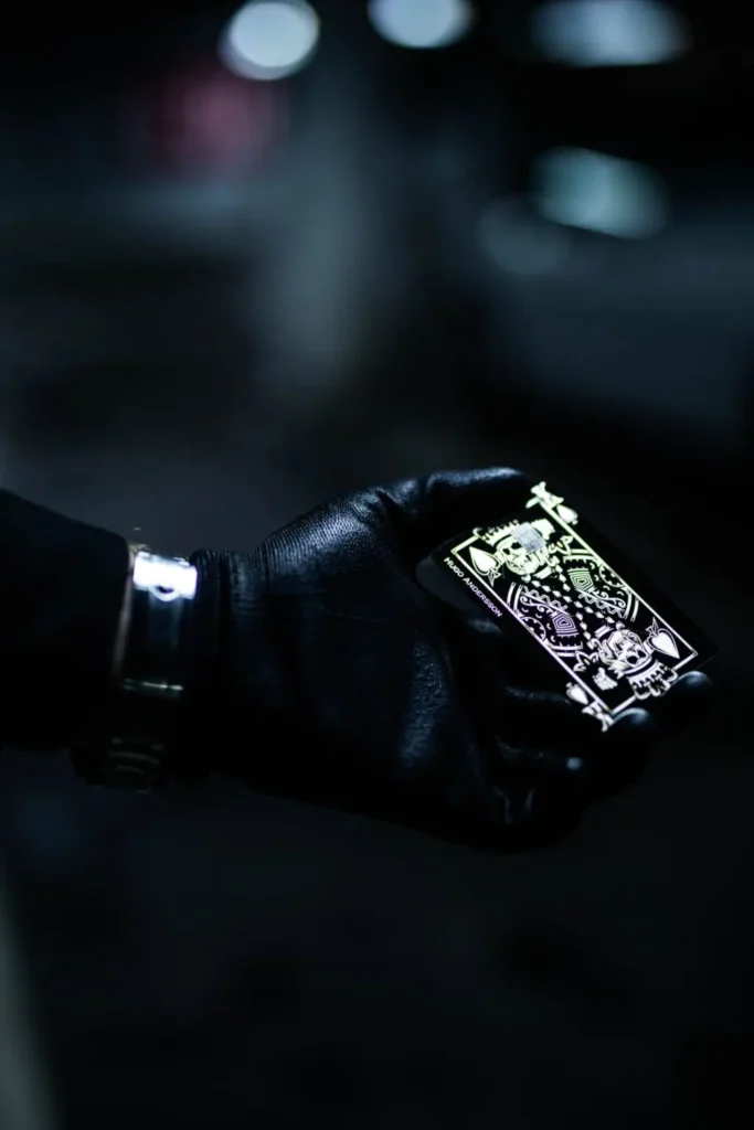 custom metallkort, personliga visitkort